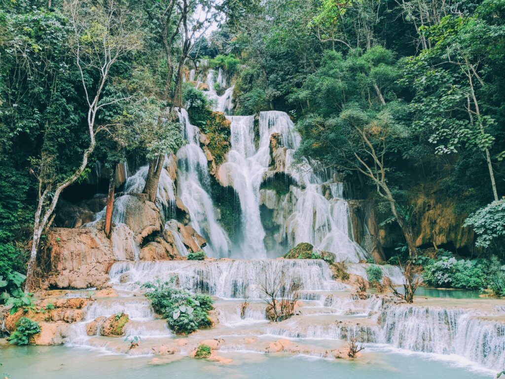 image of waterfall at Luang Prabang