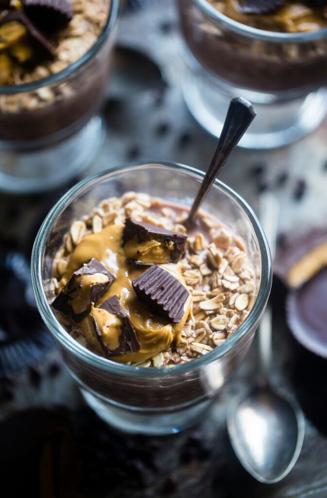 overnight oats in a jar 