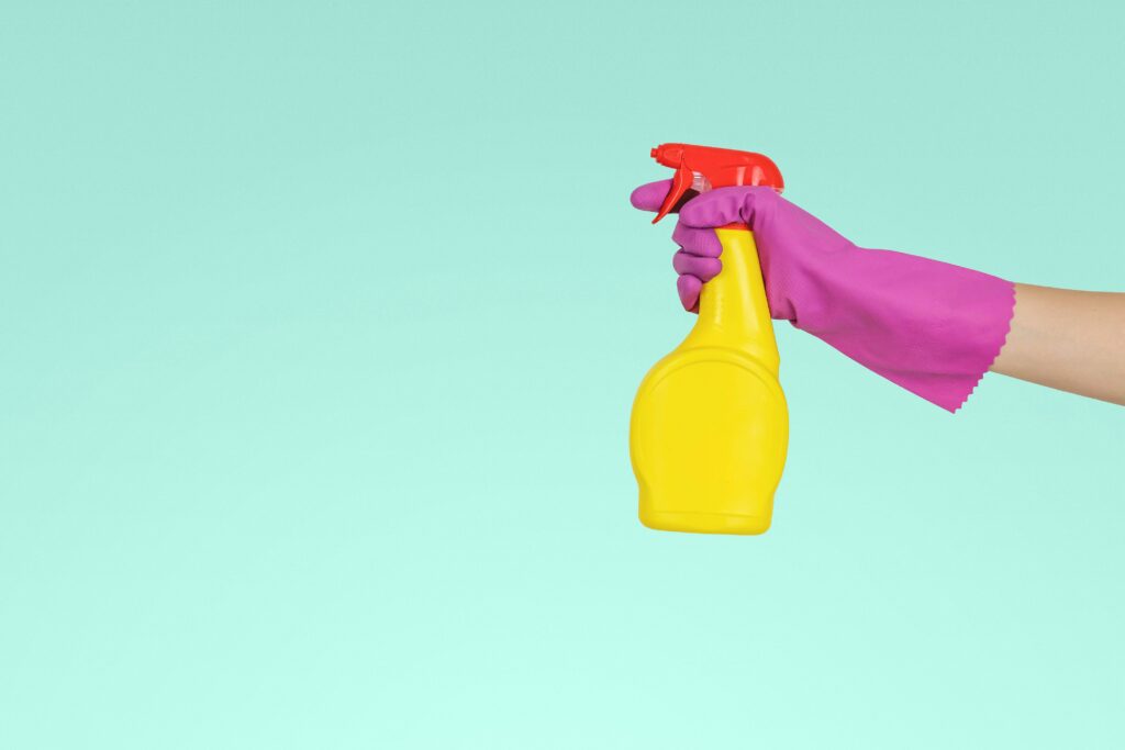 image of a cleaning spray