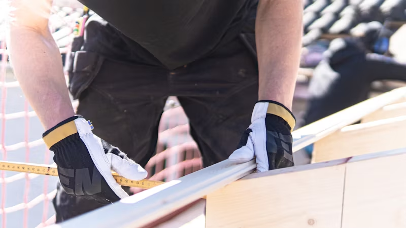 image of a handyman handling carpentry repairs