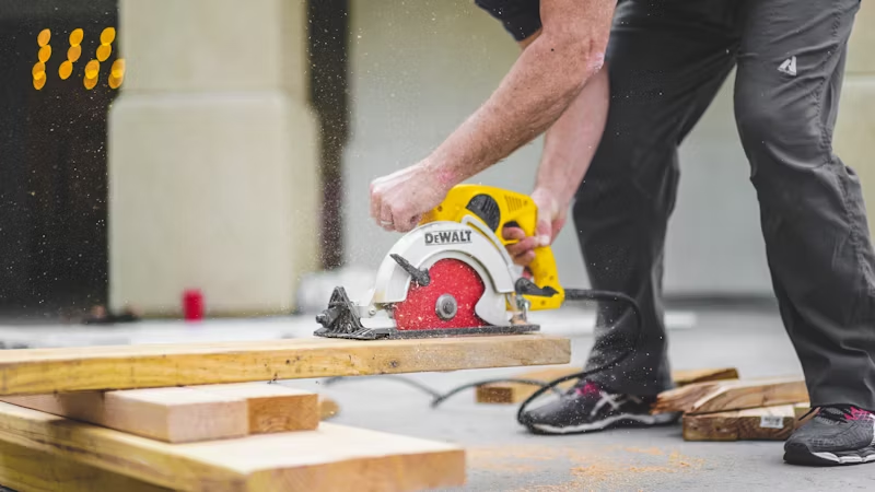 image of smoothening out wooden plank